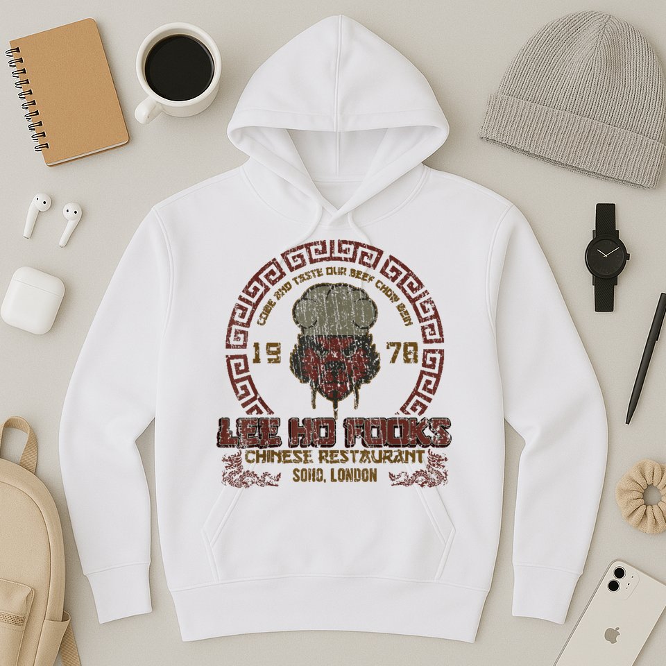 Distressed Lee Ho Fooks Lee Ho Fooks Soho London Est 1978 Hoodie