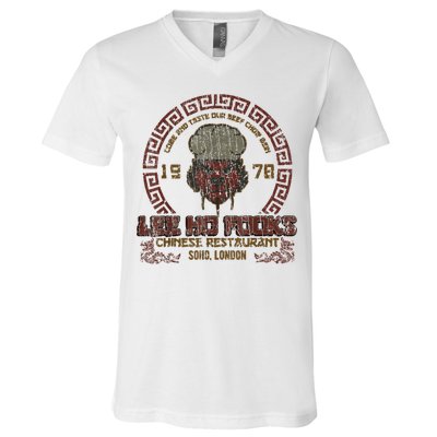 Distressed Lee Ho Fooks Lee Ho Fooks Soho London Est 1978 V-Neck T-Shirt