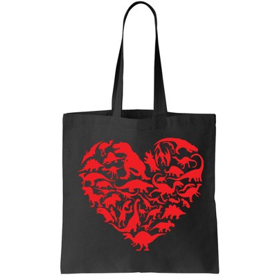 Dinosaur Love Heart Cute Valentines Day Toddlers Bag
