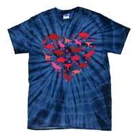 Dinosaur Love Heart T Rex Cute Valentines Day Toddlers Tie-Dye T-Shirt