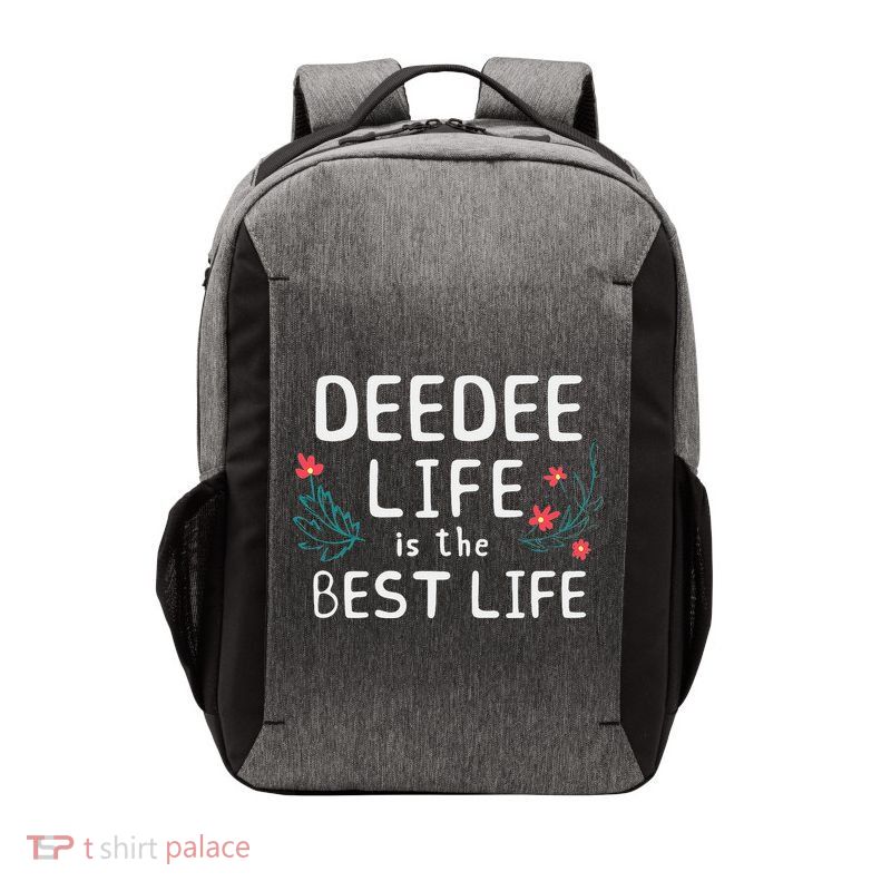 DeeDee Life Is The Best Life Floral Cute Funny Dee-Dee Vector Backpack