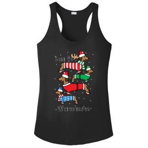 Dachshund Life Is Wienderful Christmas Ladies PosiCharge Competitor Racerback Tank