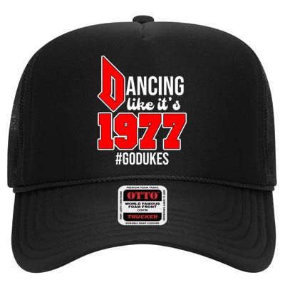 Dancing Like ItS 1977 Godukes High Crown Mesh Back Trucker Hat