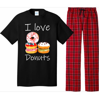 Donut Lover I Love Donuts Doughnut Sprinkles Pajama Set