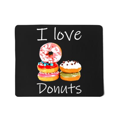 Donut Lover I Love Donuts Doughnut Sprinkles Mousepad