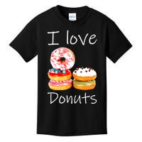 Donut Lover I Love Donuts Doughnut Sprinkles Kids T-Shirt