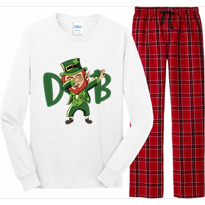 Dabbing Leprechaun Irish St PatrickS Day Gift Meaningful Gift Long Sleeve Pajama Set