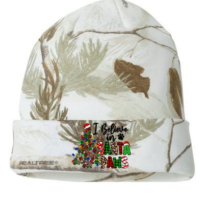 Dog Lover I Believe In Santa Paws Cute Christmas Paw Tree Gift Kati Licensed 12" Camo Beanie