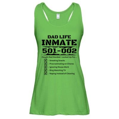 Dad Life Inmate Last Minute Ladies Essential Flowy Tank