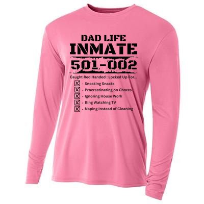 Dad Life Inmate Last Minute Cooling Performance Long Sleeve Crew