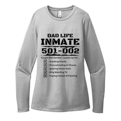 Dad Life Inmate Last Minute Womens CVC Long Sleeve Shirt