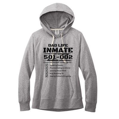 Dad Life Inmate Last Minute Women's Fleece Hoodie