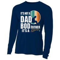 Dad Life Its Not A Dad Bod Its A Father Figure Funny FatherS Day Cooling Performance Long Sleeve Crew