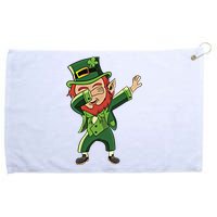 Dabbing Leprechaun Irish St PatrickS Day Gift Grommeted Golf Towel