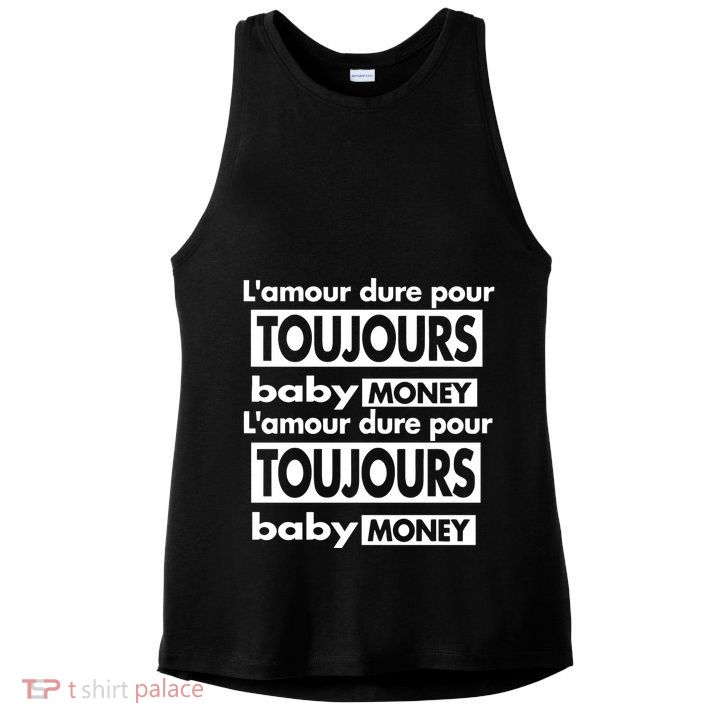 Destroy Lonely Infinite Love Baby Money Ladies PosiCharge Tri-Blend Wicking Tank