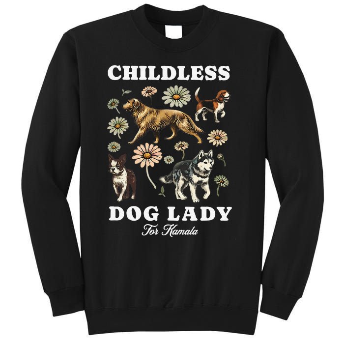 Dog Lady Kamala Madam Presiden Kamala Harris 2024 Equal Sweatshirt