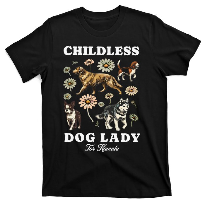 Dog Lady Kamala Madam Presiden Kamala Harris 2024 Equal T-Shirt