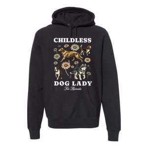 Dog Lady Kamala Madam Presiden Kamala Harris 2024 Equal Premium Hoodie