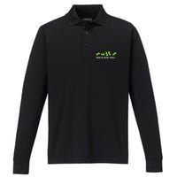 Dinosaur Lover Kids This Is How I Roll TRex Performance Long Sleeve Polo