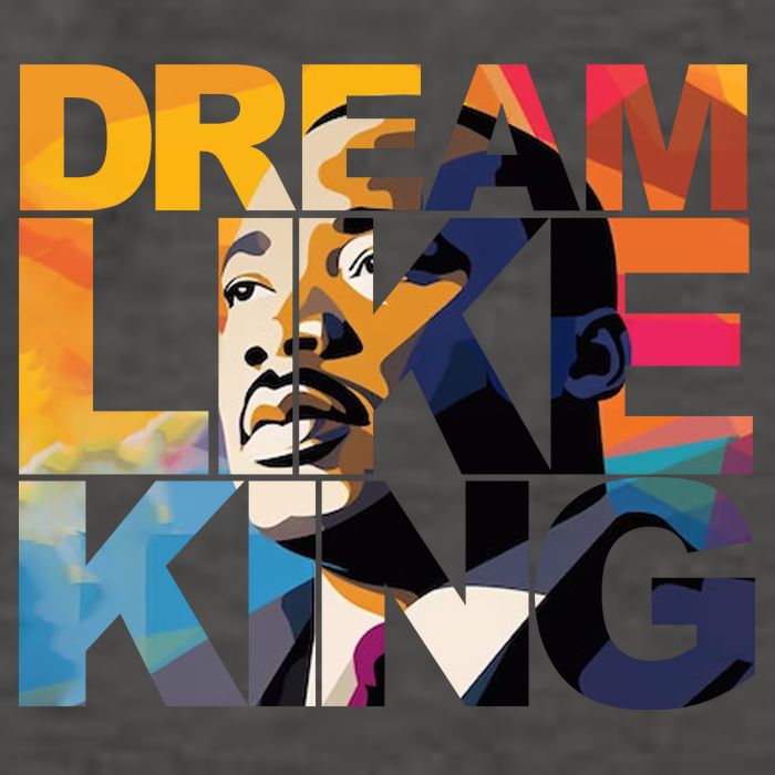 Dream Like King Martin Luther King Day Vector Backpack