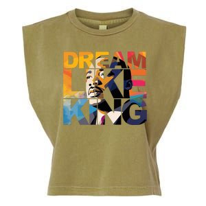 Dream Like King Martin Luther King Day Garment-Dyed Women's Muscle Tee