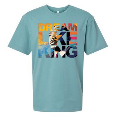 Dream Like King Martin Luther King Day Sueded Cloud Jersey T-Shirt