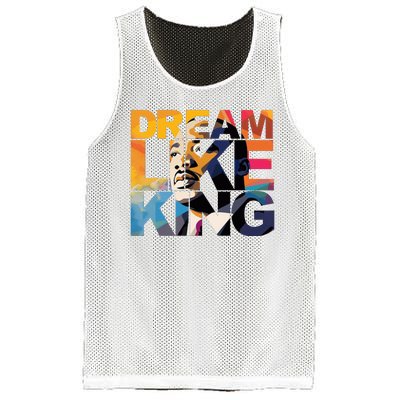 Dream Like King Martin Luther King Day Mesh Reversible Basketball Jersey Tank