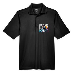 Dream Like King Martin Luther King Day Black History Men's Origin Performance Pique Polo