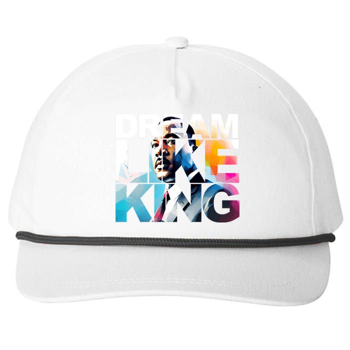 Dream Like King Martin Luther King Day Black History Snapback Five-Panel Rope Hat