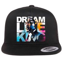 Dream Like King Martin Luther King Day Black History Flatbill Hat