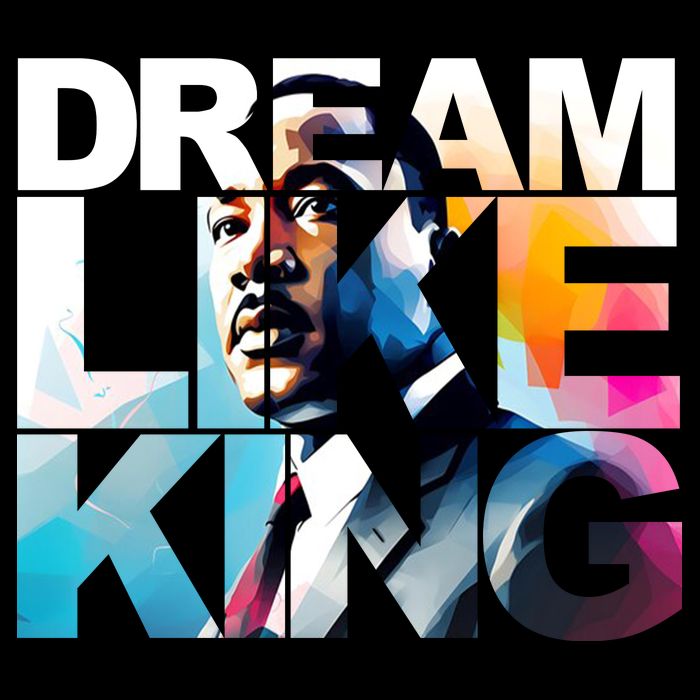Dream Like King Martin Luther King Day Black History Flatbill Hat