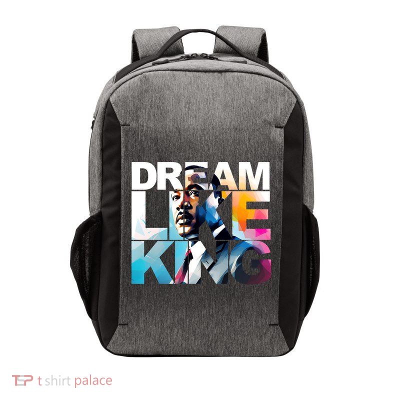 Dream Like King Martin Luther King Day Black History Vector Backpack