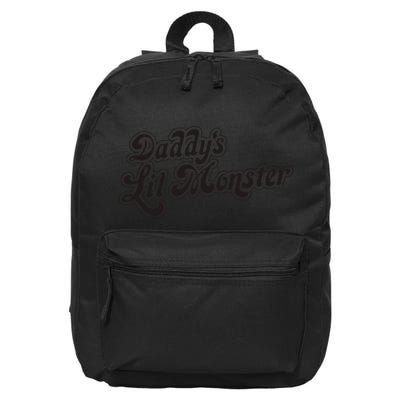 Daddys Lil Little Monster 16 in Basic Backpack