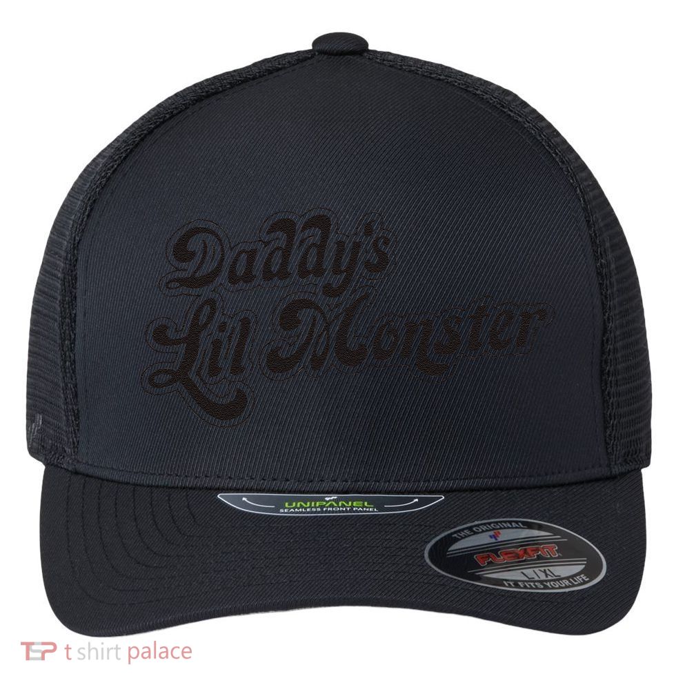 Daddys Lil Little Monster Flexfit Unipanel Trucker Cap