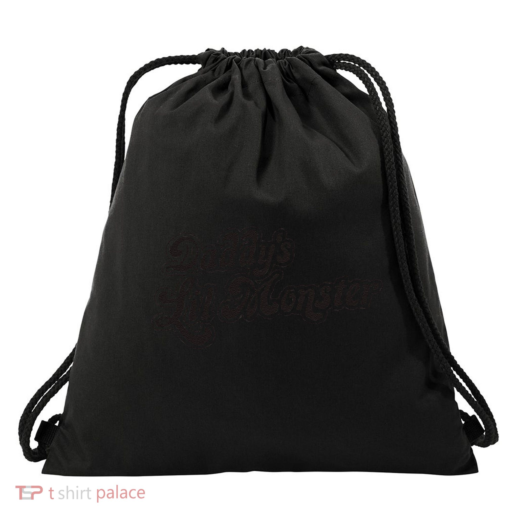 Daddys Lil Little Monster Drawstring Bag