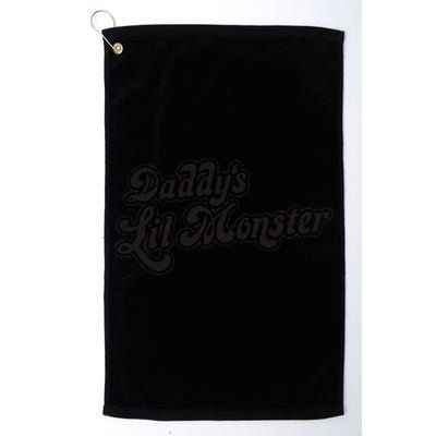 Daddys Lil Little Monster Golf Towel