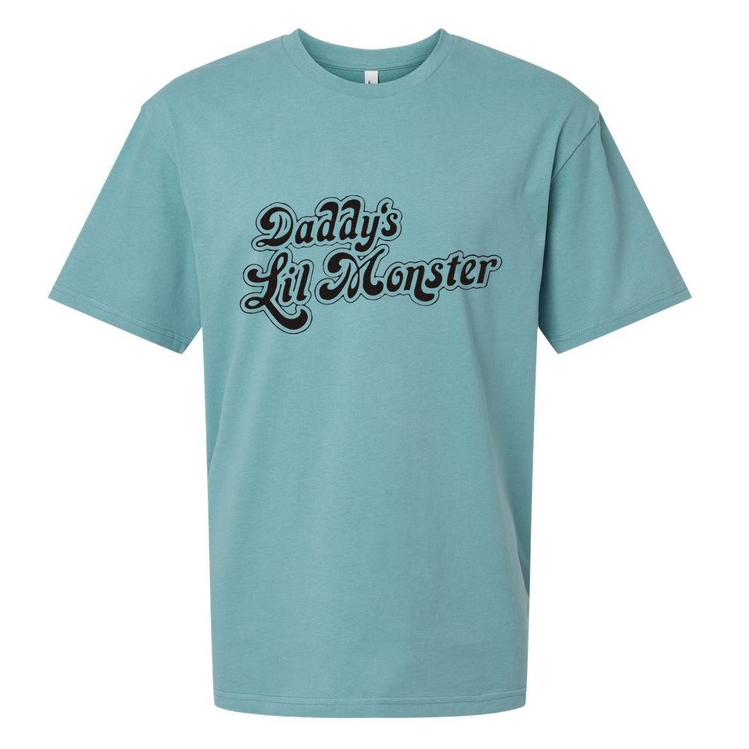 Daddys Lil Little Monster Sueded Cloud Jersey T-Shirt