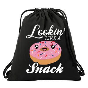 Donut  Looking Like A Snack  Drawstring Bag