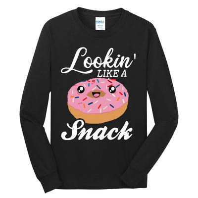 Donut  Looking Like A Snack  Tall Long Sleeve T-Shirt