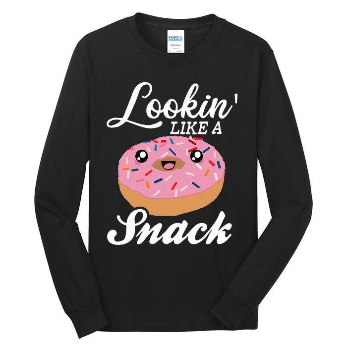 Donut  Looking Like A Snack  Tall Long Sleeve T-Shirt