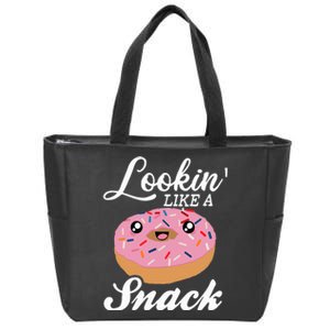 Donut  Looking Like A Snack  Zip Tote Bag