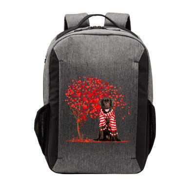 Dog Lover Labrador Dog Heart Tree Valentine's Day Gift Vector Backpack