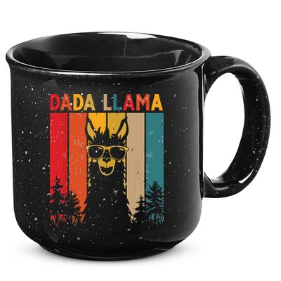 Dada Llama Lover Gift For 15oz Campfire Ceramic Mug