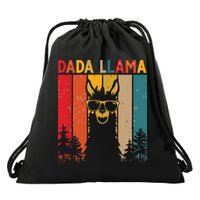 Dada Llama Lover Gift For Drawstring Bag