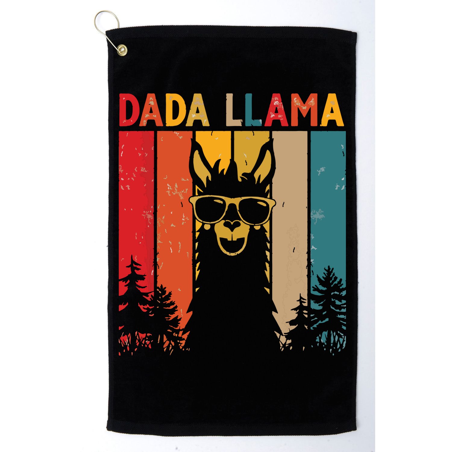 Dada Llama Lover Gift For Golf Towel