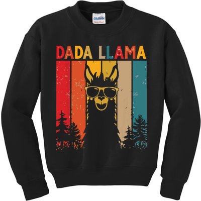 Dada Llama Lover Gift For Kids Sweatshirt