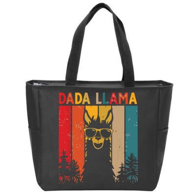 Dada Llama Lover Gift For Zip Tote Bag