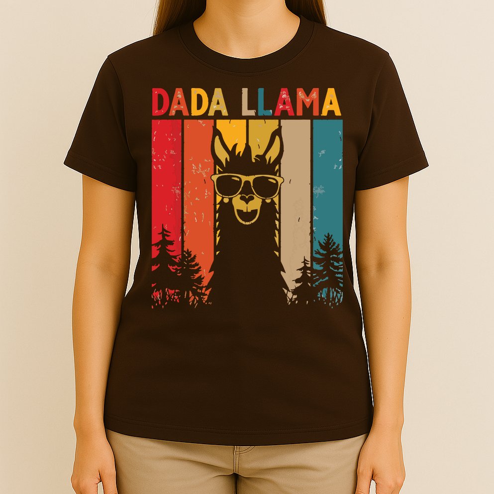 Dada Llama Lover Gift For T-Shirt