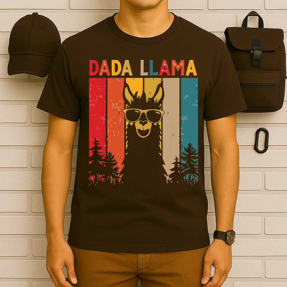 Dada Llama Lover Gift For T-Shirt