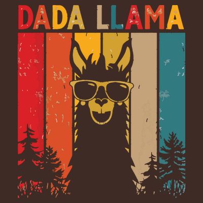 Dada Llama Lover Gift For T-Shirt
